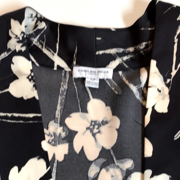 🌸Floral Satin Print Jacket - Picture 9 of 12